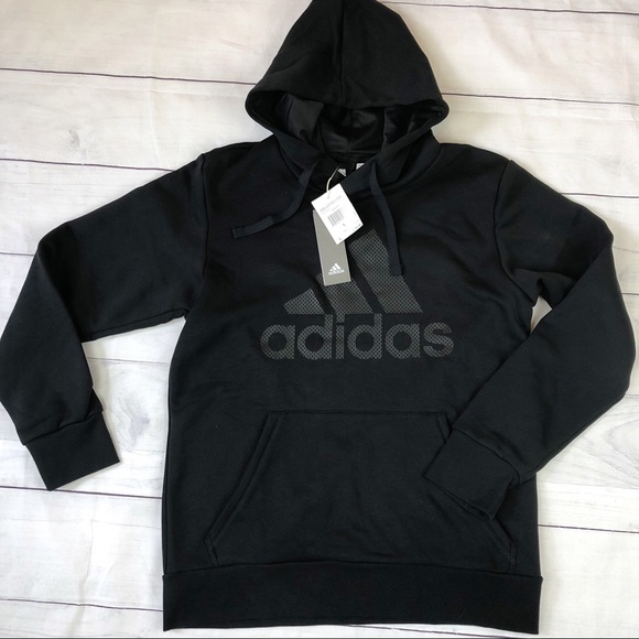 adidas Other - Adidas Mens Sport Sweatshirt Hoodie Black on Black